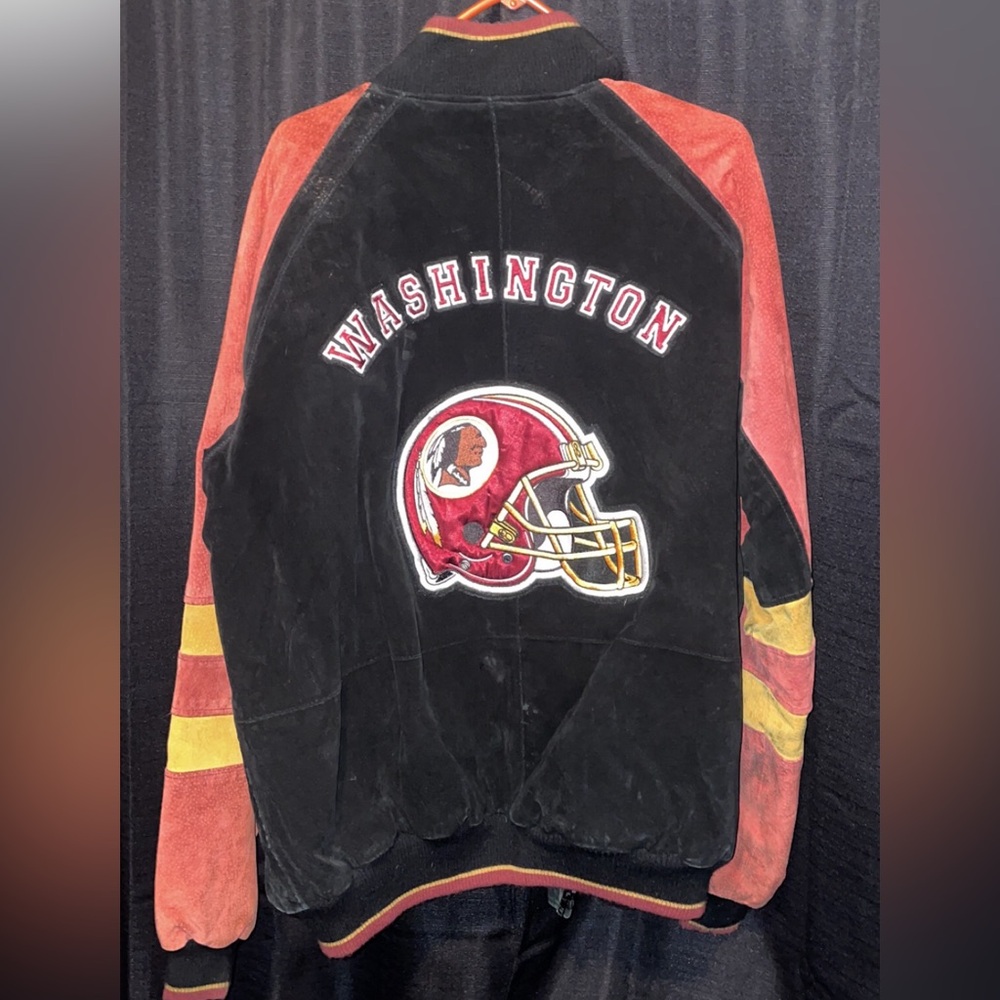 Washington Redskins Varsity Suede Zip-Up Jacket - Picture 2 of 5